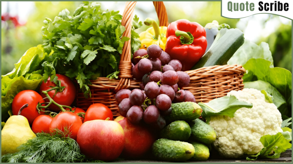 Best Quotes on Fruits and Vegetables